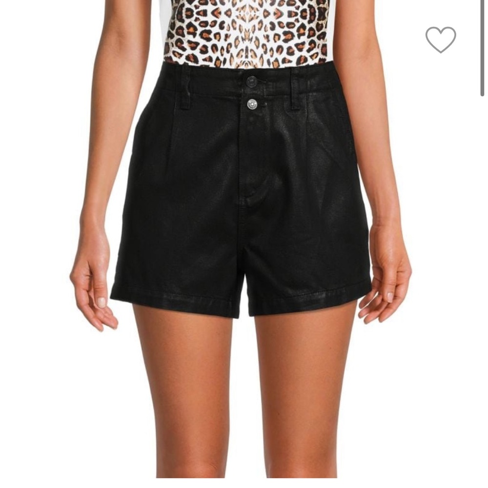 Paige midnight oil coated shorts